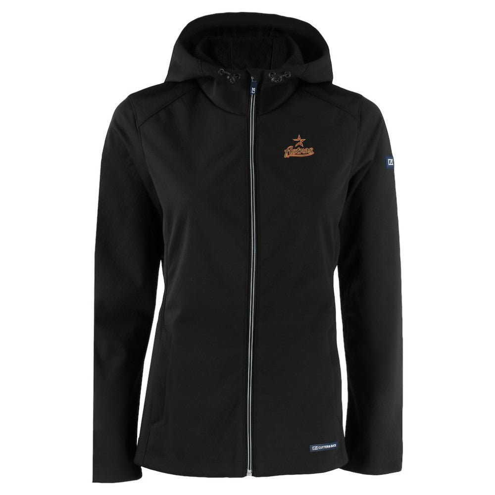 Houston Astros Cutter & Buck Women's Evoke Eco Softshell Recycled Full-Zip Jacket - MLB