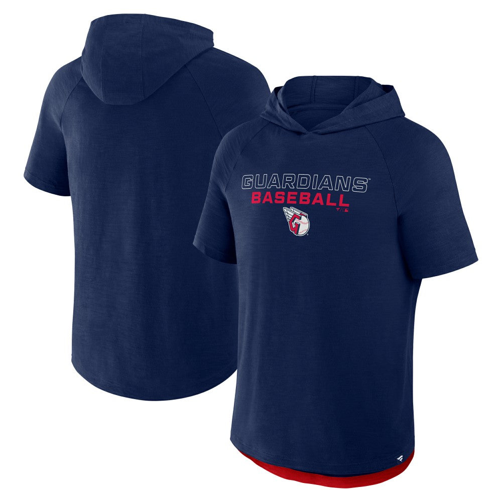 Cleveland Guardians Fanatics Clubhouse Optimal Play Raglan Hoodie T-Shirt - MLB