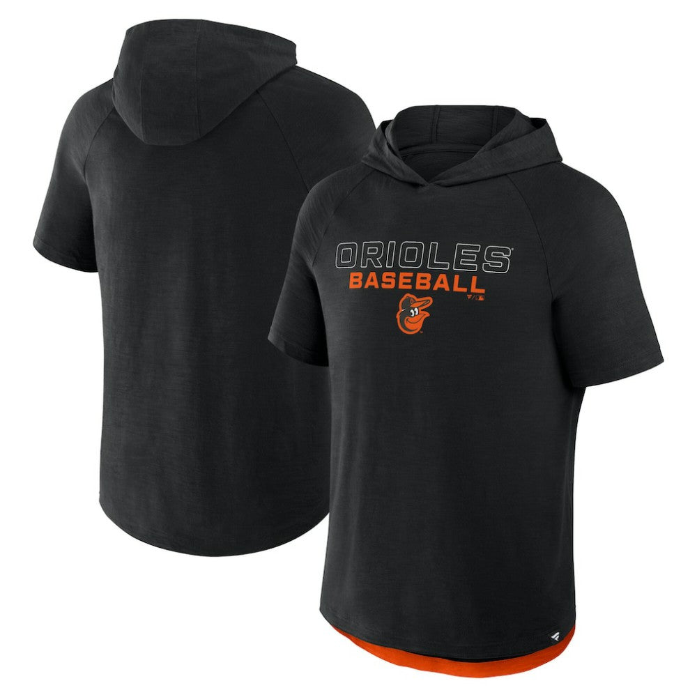 Baltimore Orioles Fanatics Clubhouse Optimal Play Raglan Hoodie T-Shirt - MLB