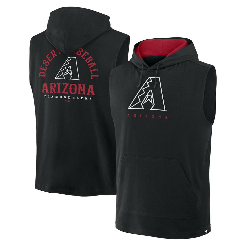 Arizona Diamondbacks Fanatics Fire Speed Sleeveless Pullover Hoodie - MLB