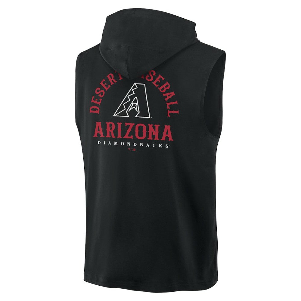 Arizona Diamondbacks Fanatics Fire Speed Sleeveless Pullover Hoodie - MLB
