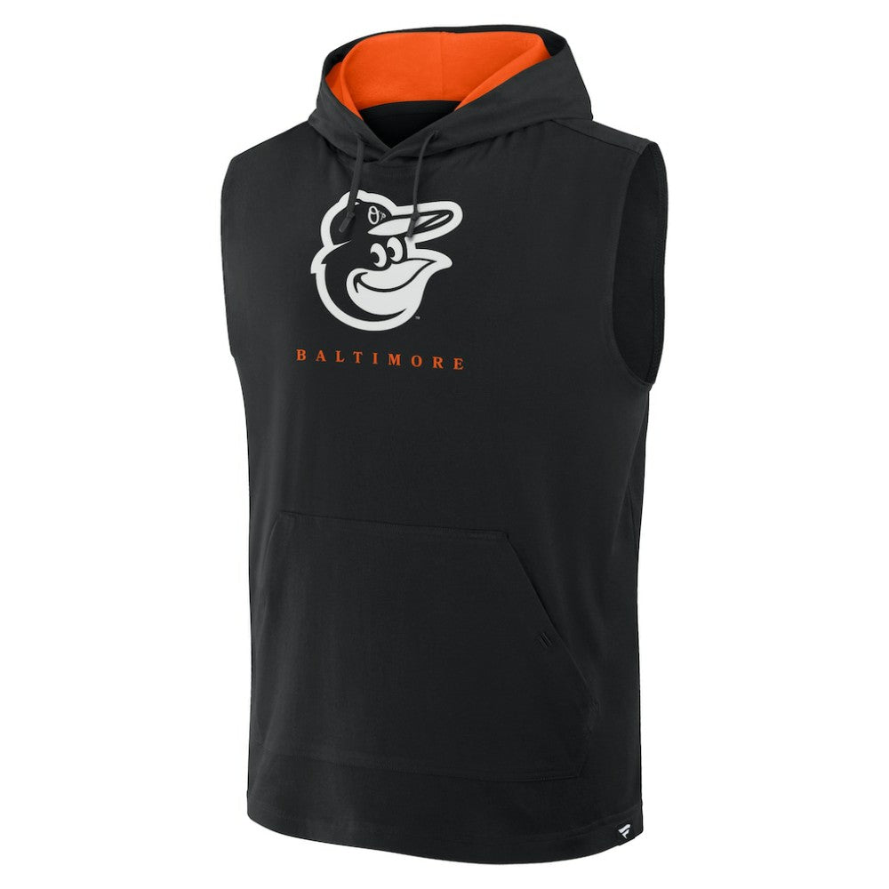 Baltimore Orioles Fanatics Fire Speed Sleeveless Pullover Hoodie - MLB