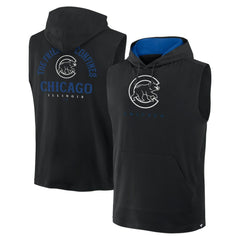 Chicago Cubs Fanatics Fire Speed Sleeveless Pullover Hoodie - MLB