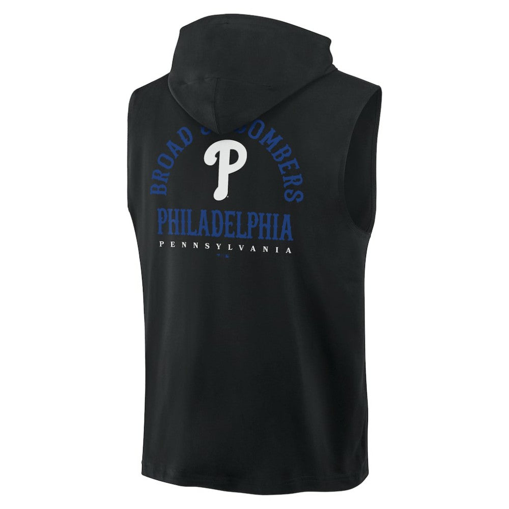 Philadelphia Phillies Fanatics Fire Speed Sleeveless Pullover Hoodie - MLB