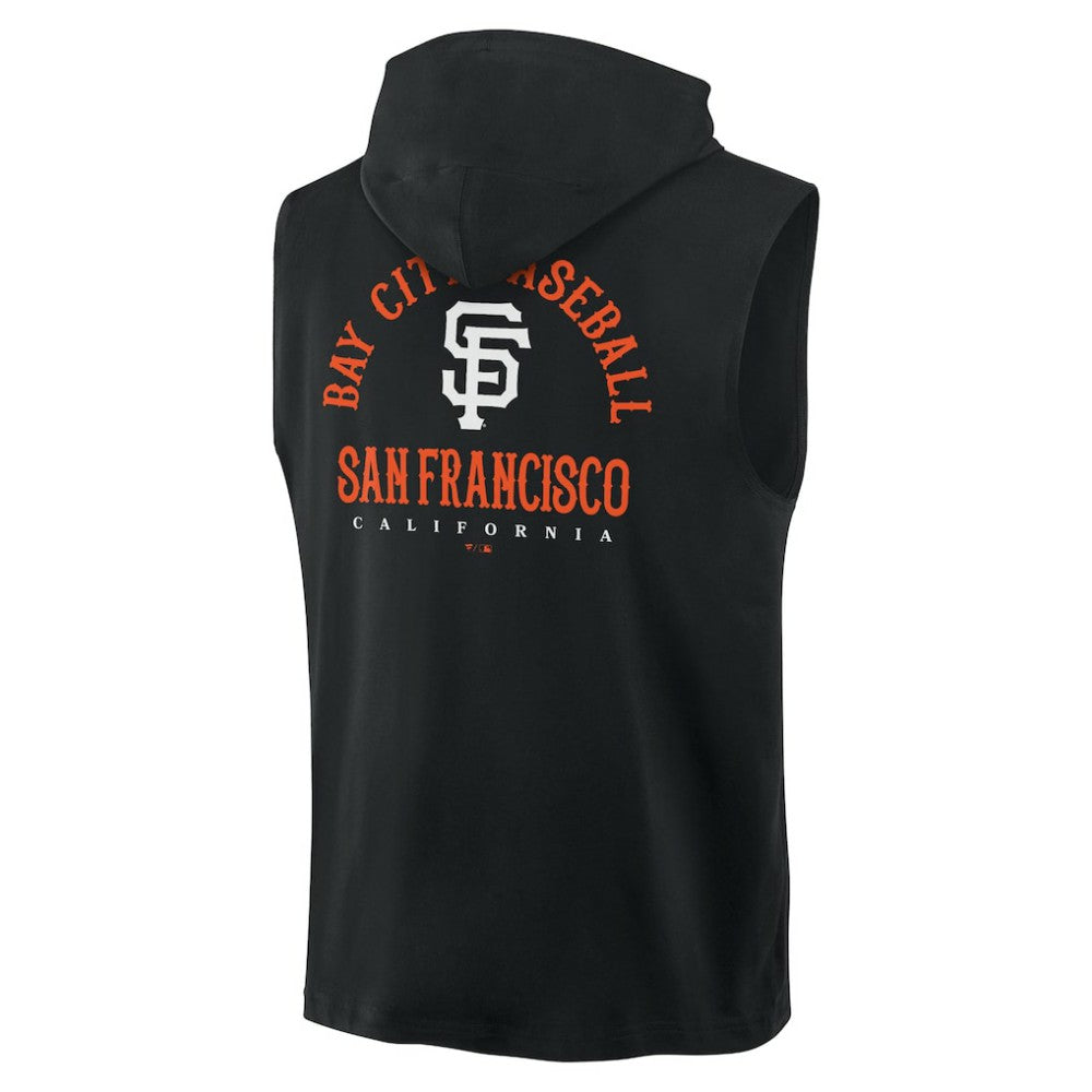 San Francisco Giants Fanatics Fire Speed Sleeveless Pullover Hoodie - MLB