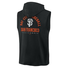 San Francisco Giants Fanatics Fire Speed Sleeveless Pullover Hoodie - MLB