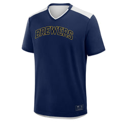 Milwaukee Brewers Fanatics Walk Off V-Neck T-Shirt - MLB