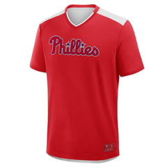 Philadelphia Phillies Fanatics Walk Off V-Neck T-Shirt - MLB