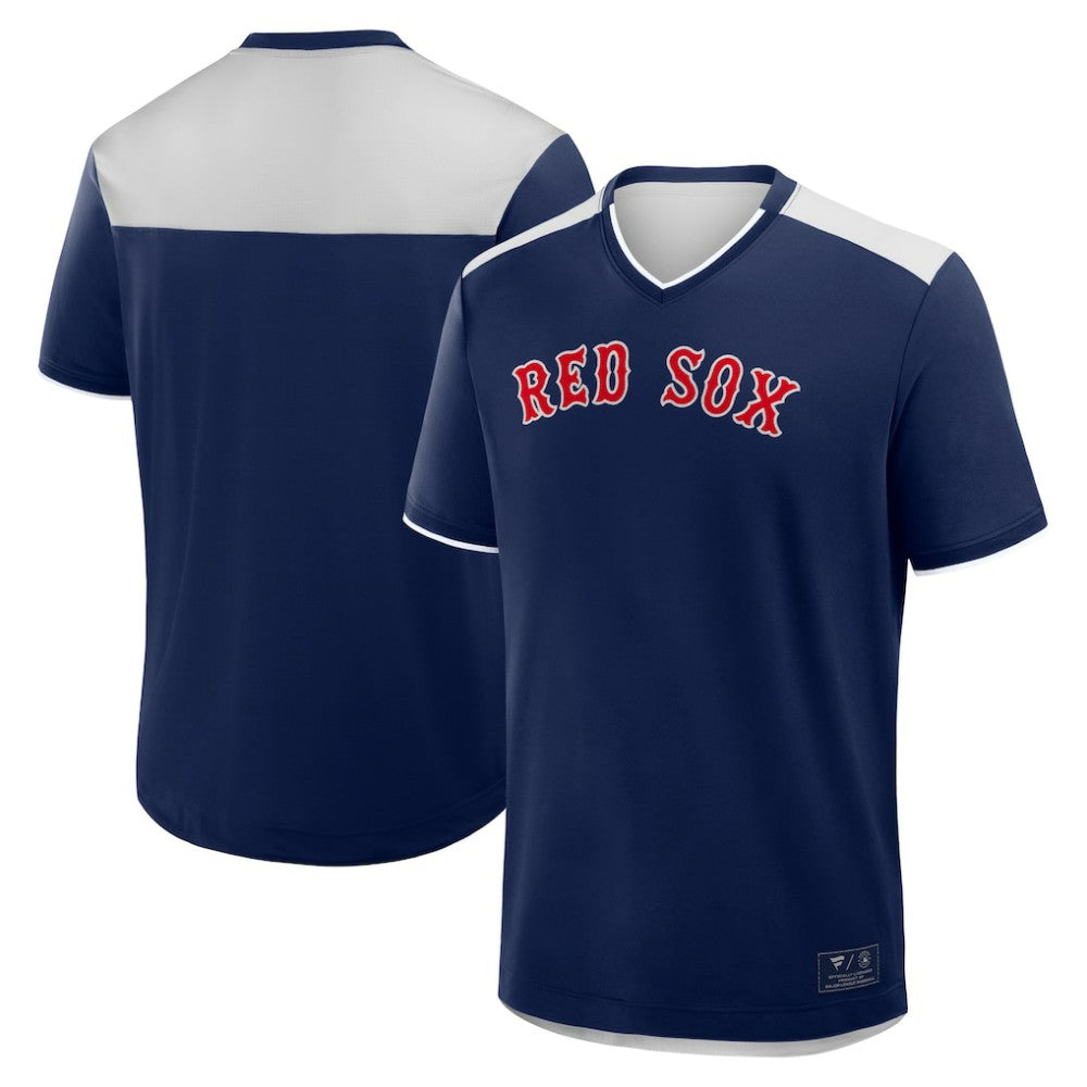 Boston Red Sox Fanatics Walk Off V-Neck T-Shirt - MLB