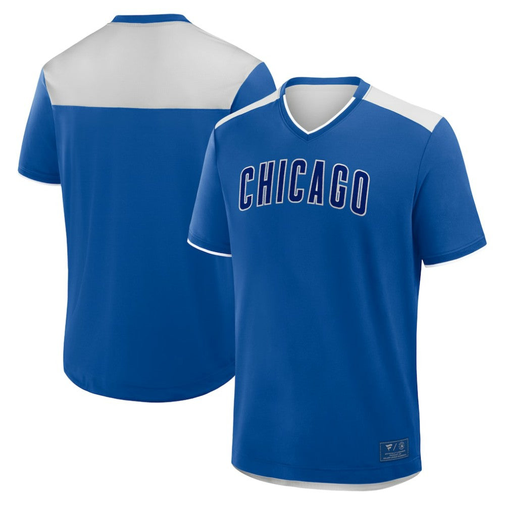 Chicago Cubs Fanatics Walk Off V-Neck T-Shirt - MLB