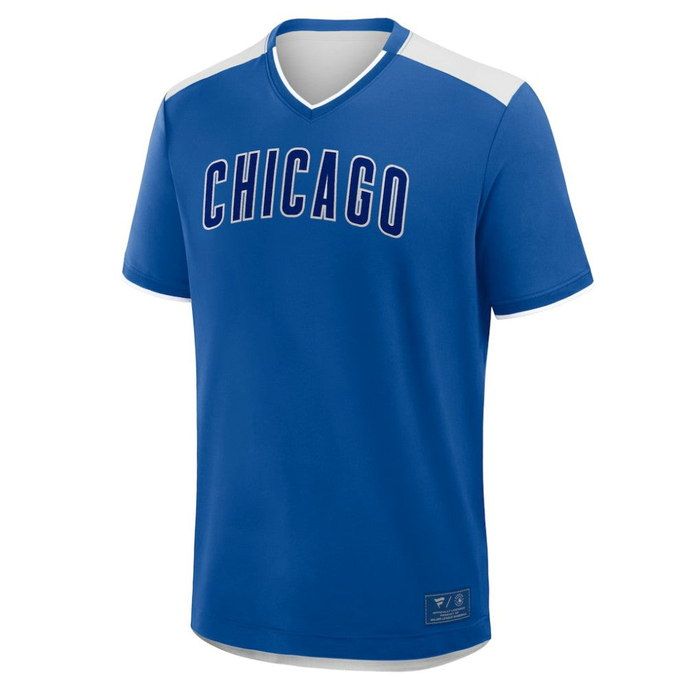 Chicago Cubs Fanatics Walk Off V-Neck T-Shirt - MLB