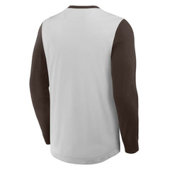 San Diego Padres Fanatics Clubhouse Long Sleeve Henley Shirt - MLB