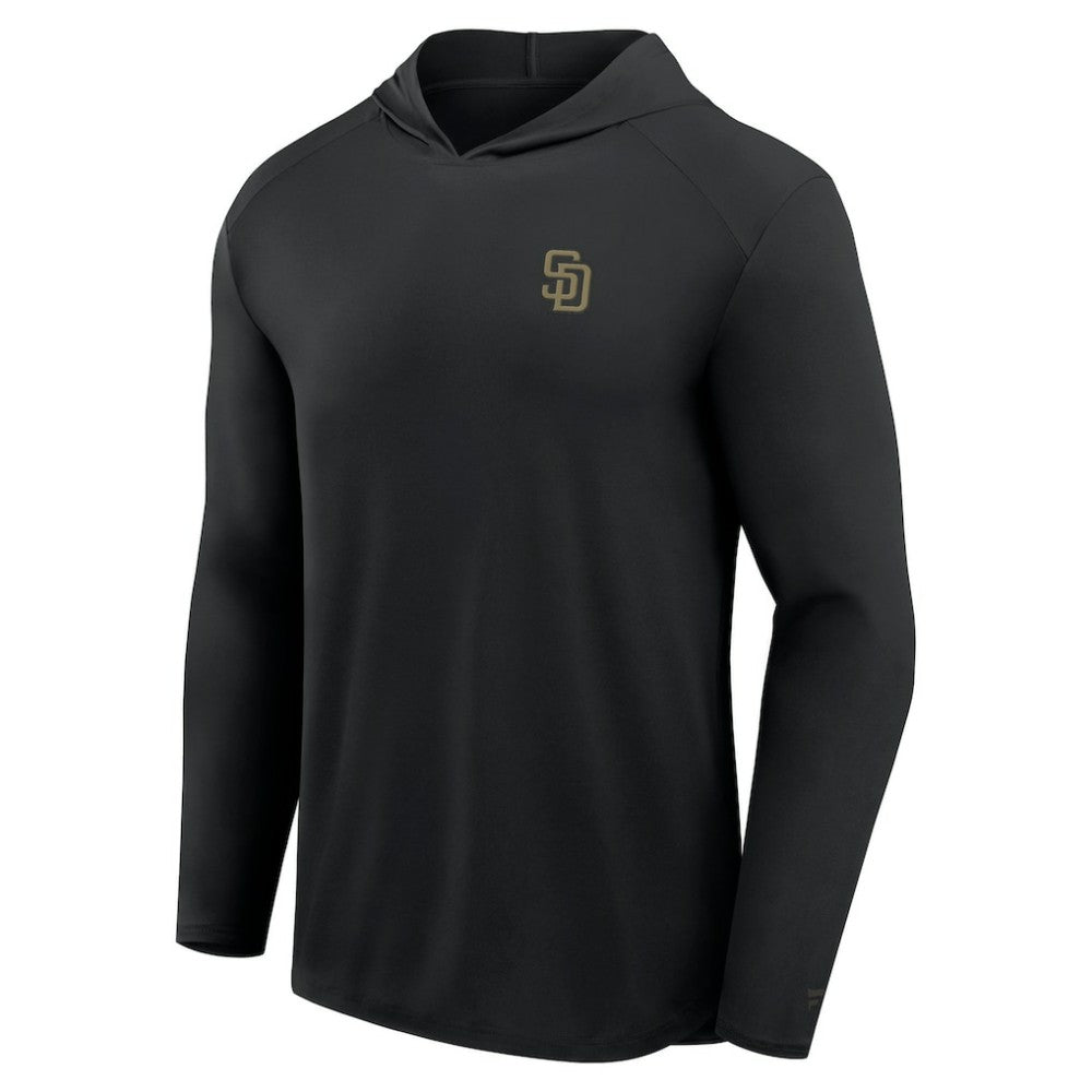 San Diego Padres Fanatics Front Office Power Mono Long Sleeve Hoodie T-Shirt - MLB