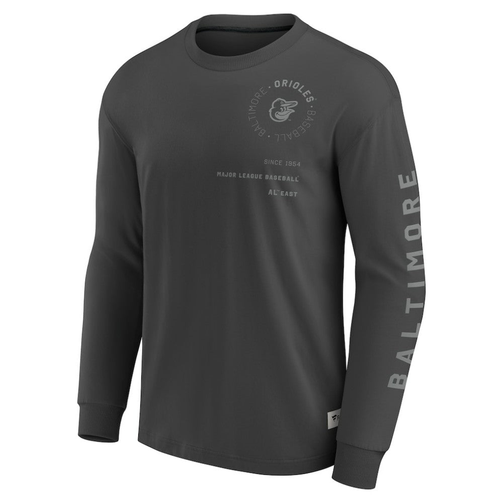Baltimore Orioles Fanatics Elements Future Ground Tonal Info Long Sleeve T-Shirt - MLB