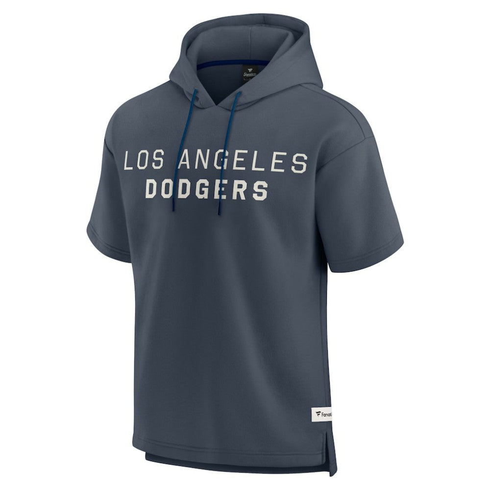 Los Angeles Dodgers Fanatics Elements Future Ground Lettering Short Sleeve Pullover Hoodie - MLB