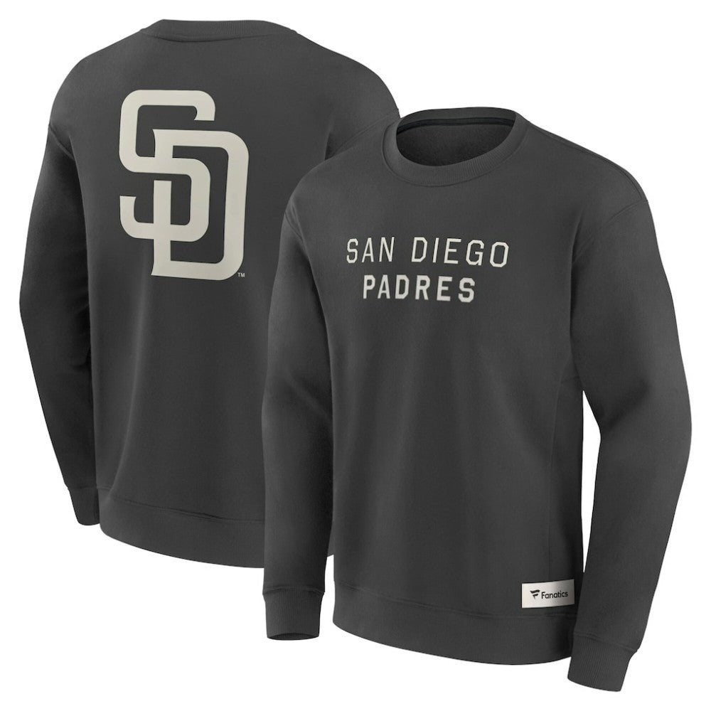 San Diego Padres Fanatics Elements Future Ground Lettering Pullover Sweatshirt - MLB