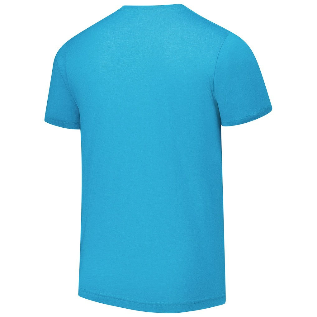 Dan Marino Miami Dolphins Homage Unisex NFL Blitz Retired Player Tri-Blend T-Shirt Heathered Aqua | NFL