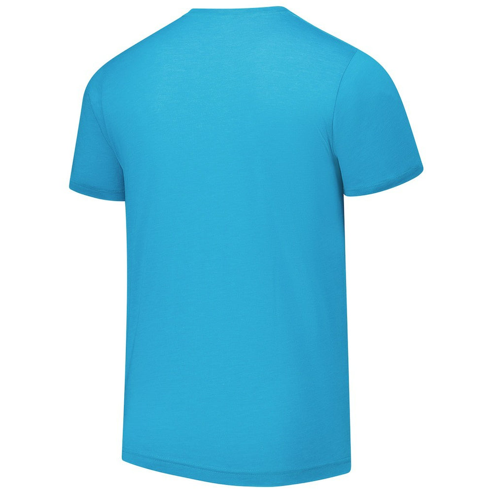 Dan Marino Miami Dolphins Homage Unisex NFL Blitz Retired Player Tri-Blend T-Shirt Heathered Aqua | NFL