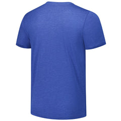 Lawrence Taylor New York Giants Homage Unisex NFL Blitz Retired Player Tri-Blend T-Shirt Heathered Royal | NFL