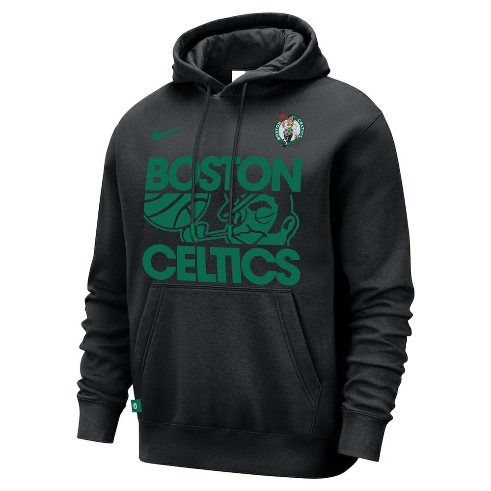 Boston Celtics Courtside Club Pullover Hoodie Black - NBA