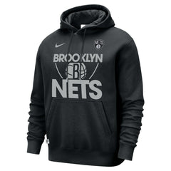 Brooklyn Nets Courtside Club Pullover Hoodie Black - NBA