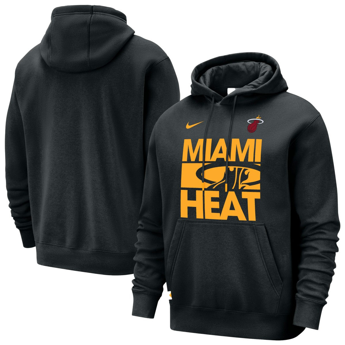 Miami Heat Courtside Club Pullover Hoodie Black - NBA