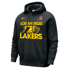 Los Angeles Lakers Courtside Club Pullover Hoodie Black - NBA