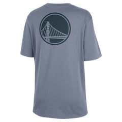 Golden State Warriors Jordan Brand Women's Courtside Statement Edition Boyfriend T-Shirt Ash - NBA