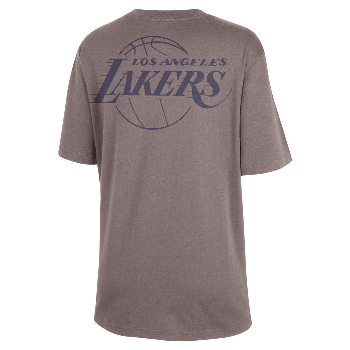 Los Angeles Lakers Jordan Brand Women's Courtside Statement Edition Boyfriend T-Shirt Charcoal - NBA