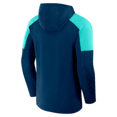 Seattle Kraken Fanatics Meta Game Transitional Pullover Hoodie - Deep Sea Blue - NHL