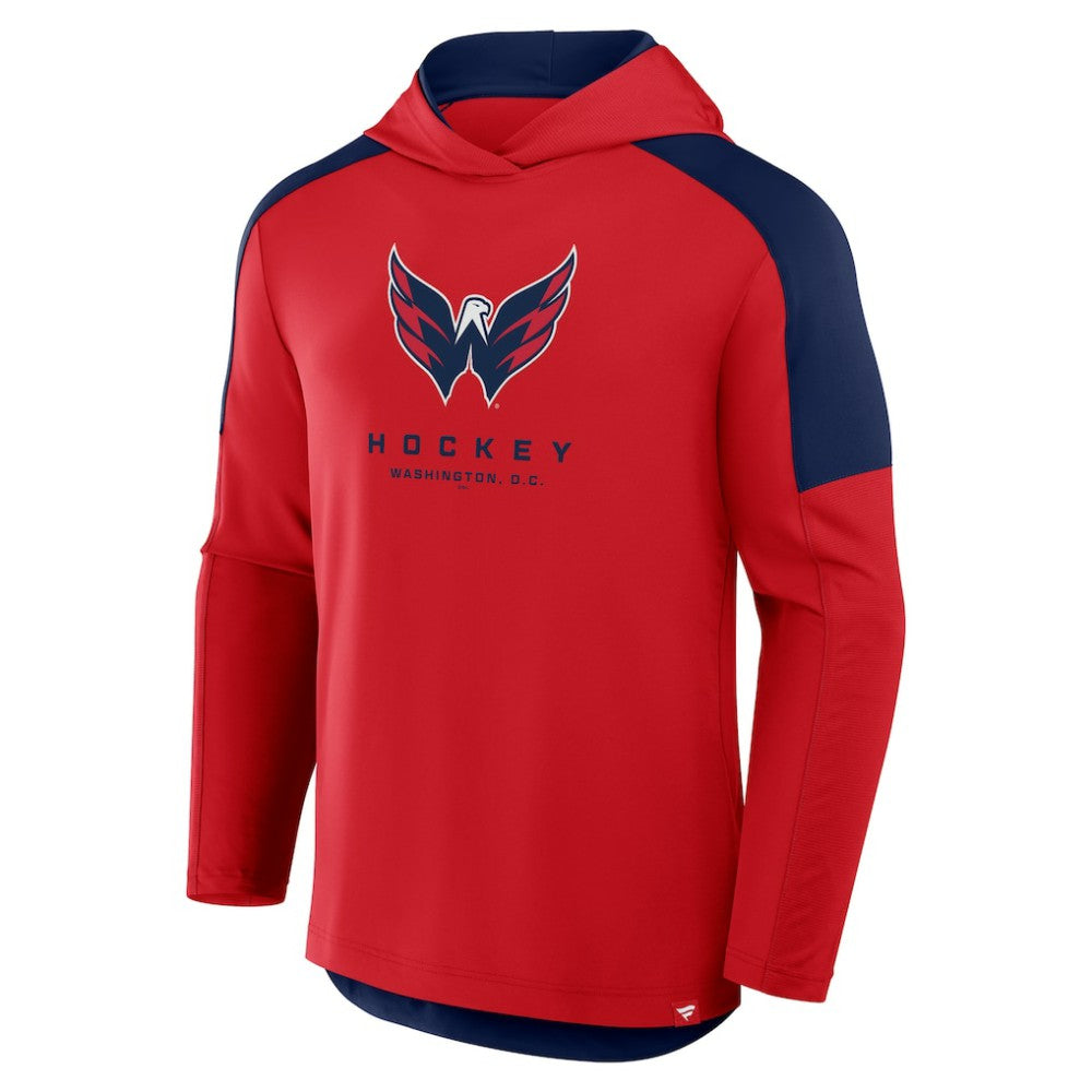 Washington Capitals Fanatics Meta Game Transitional Pullover Hoodie - Red - NHL
