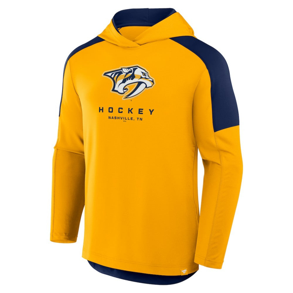 Nashville Predators Fanatics Meta Game Transitional Pullover Hoodie - Gold - NHL