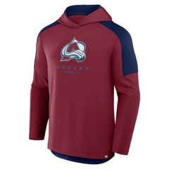 Colorado Avalanche Fanatics Meta Game Transitional Pullover Hoodie - Burgundy - NHL