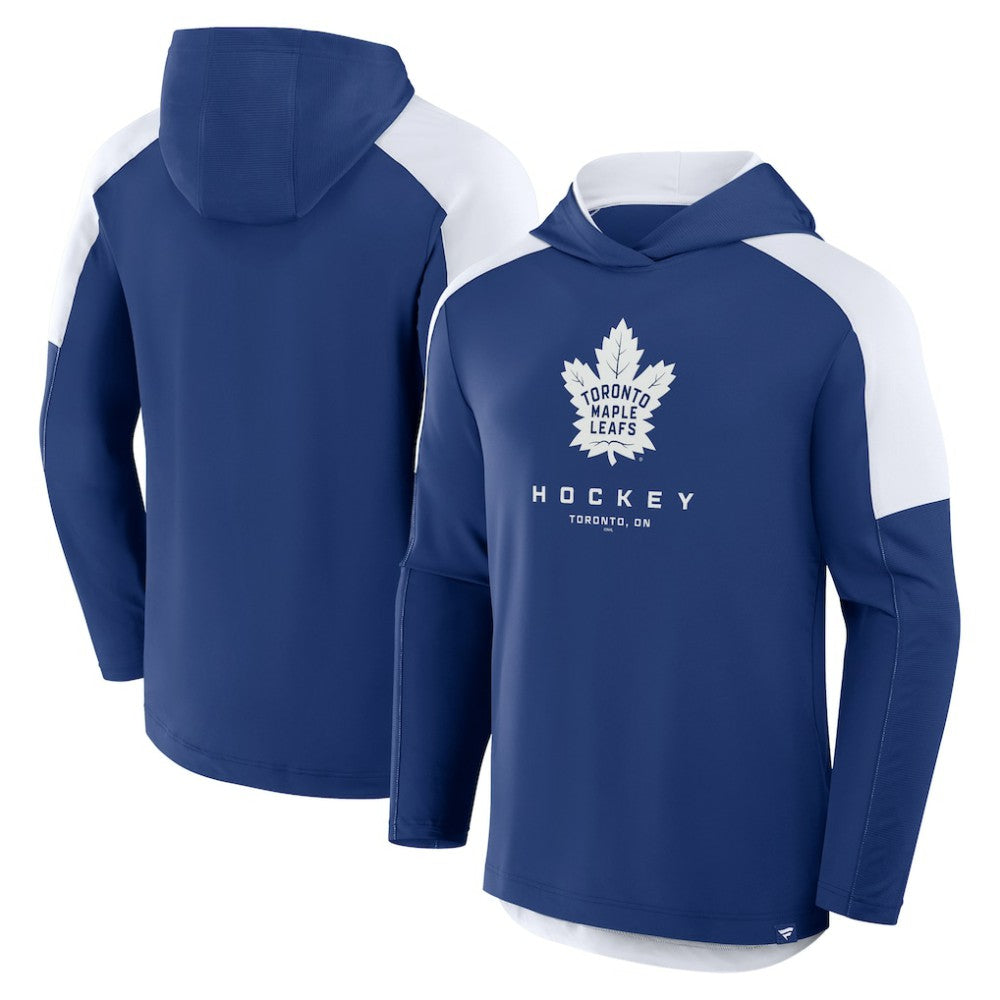 Toronto Maple Leafs Fanatics Meta Game Transitional Pullover Hoodie - Blue - NHL