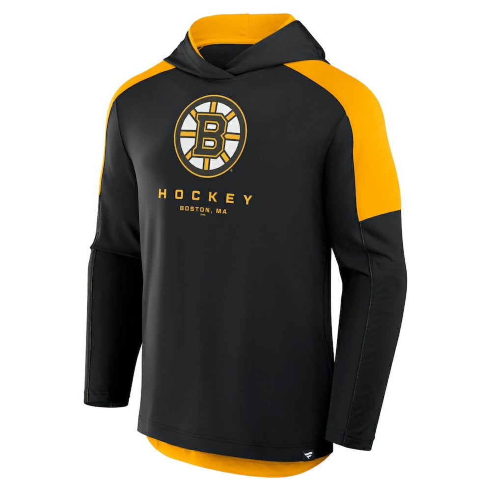 Boston Bruins Fanatics Meta Game Transitional Pullover Hoodie - Black - NHL