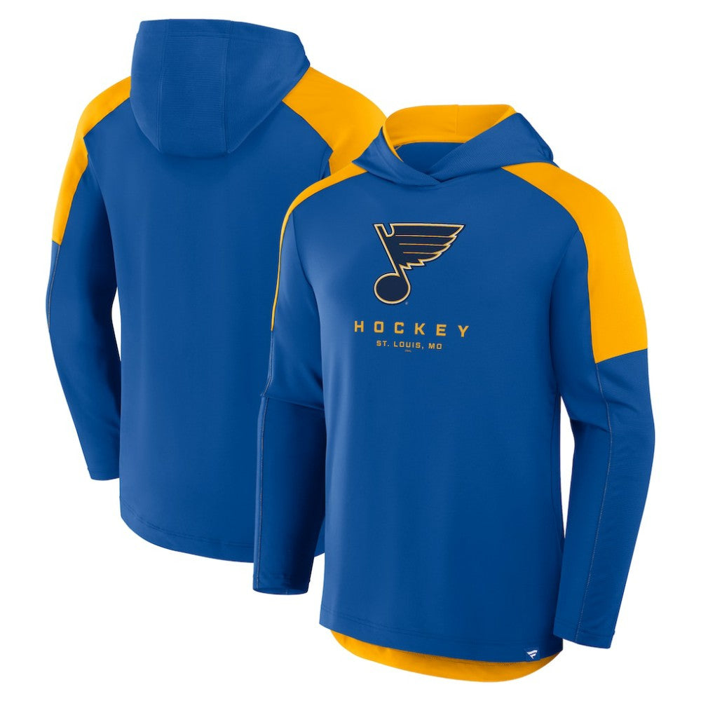 St. Louis Blues Fanatics Meta Game Transitional Pullover Hoodie - Royal - NHL