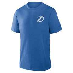 Tampa Bay Lightning Fanatics Fan Lanes Tri-Blend T-Shirt - Heather Blue - NHL