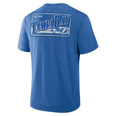 Tampa Bay Lightning Fanatics Fan Lanes Tri-Blend T-Shirt - Heather Blue - NHL