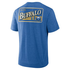 Buffalo Sabres Fanatics Fan Lanes Tri-Blend T-Shirt - Heather Royal - NHL