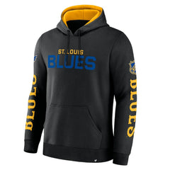 St. Louis Blues Fanatics Big City Legacy Fleece Pullover Hoodie - Black - NHL