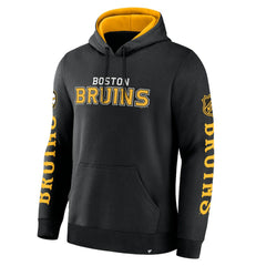 Boston Bruins Fanatics Big City Legacy Fleece Pullover Hoodie - Black - NHL