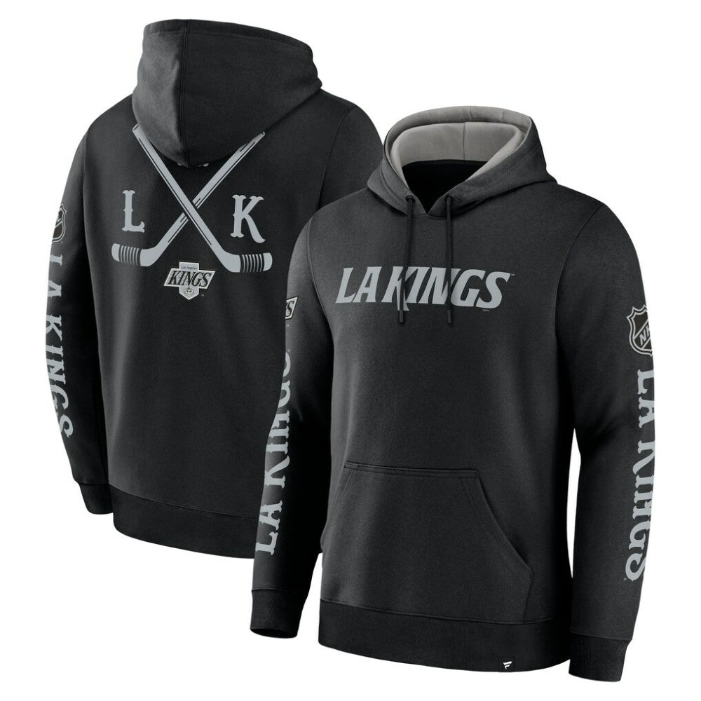 Los Angeles Kings Fanatics Big City Legacy Fleece Pullover Hoodie - Black - NHL