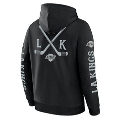Los Angeles Kings Fanatics Big City Legacy Fleece Pullover Hoodie - Black - NHL