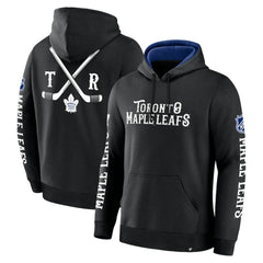 Toronto Maple Leafs Fanatics Big City Legacy Fleece Pullover Hoodie - Black - NHL