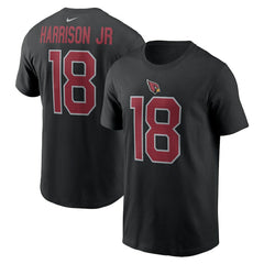 Marvin Harrison Jr. Arizona Cardinals Player Name & Number T-Shirt Black | Nike for Sale