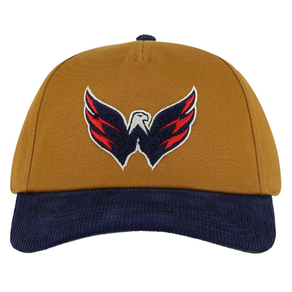 Washington Capitals American Needle Burnett Adjustable Hat - Tan/Navy - NHL