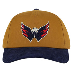 Washington Capitals American Needle Burnett Adjustable Hat - Tan/Navy - NHL