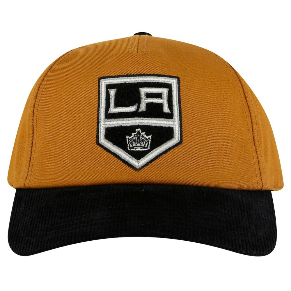 Los Angeles Kings American Needle Burnett Adjustable Hat - Tan/Black - NHL