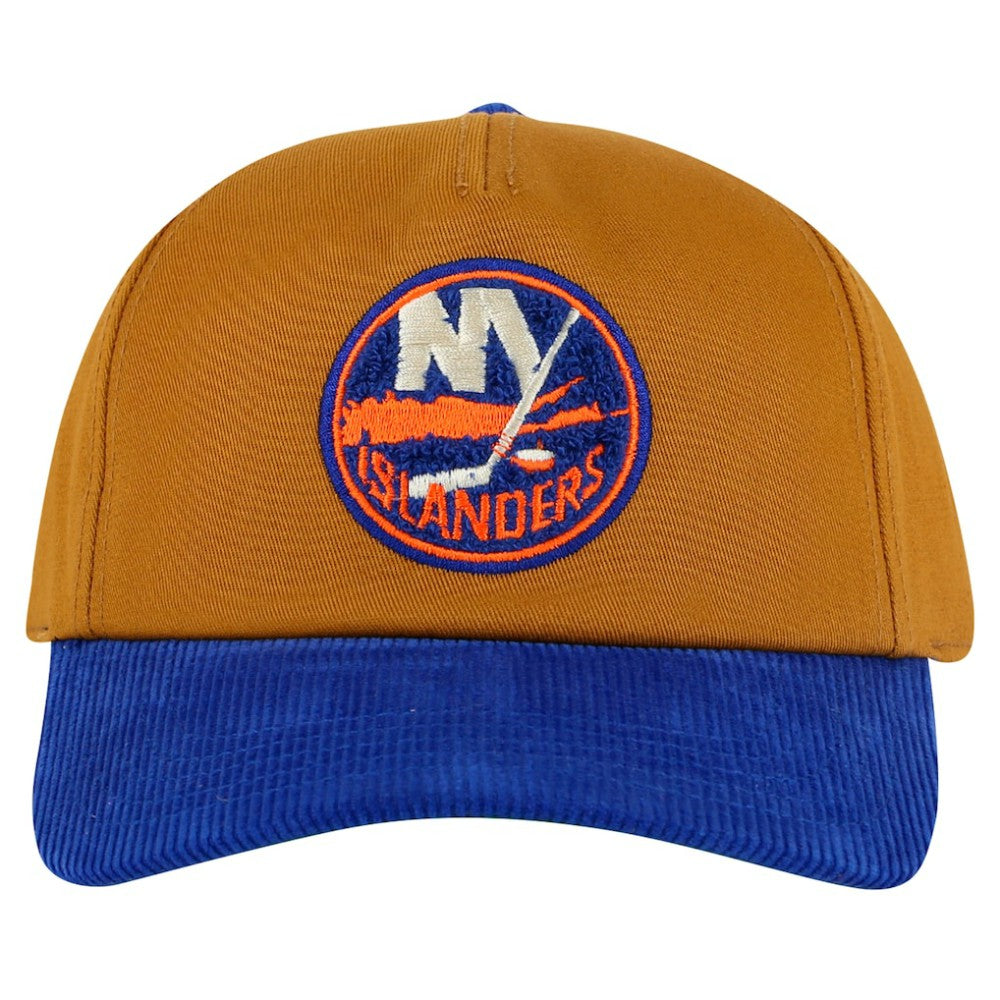 New York Islanders American Needle Burnett Adjustable Hat - Tan/Royal - NHL