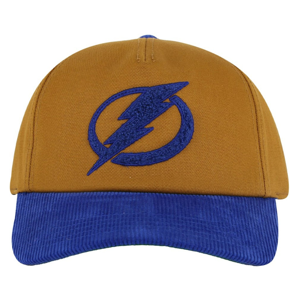 Tampa Bay Lightning American Needle Burnett Adjustable Hat - Tan/Blue - NHL